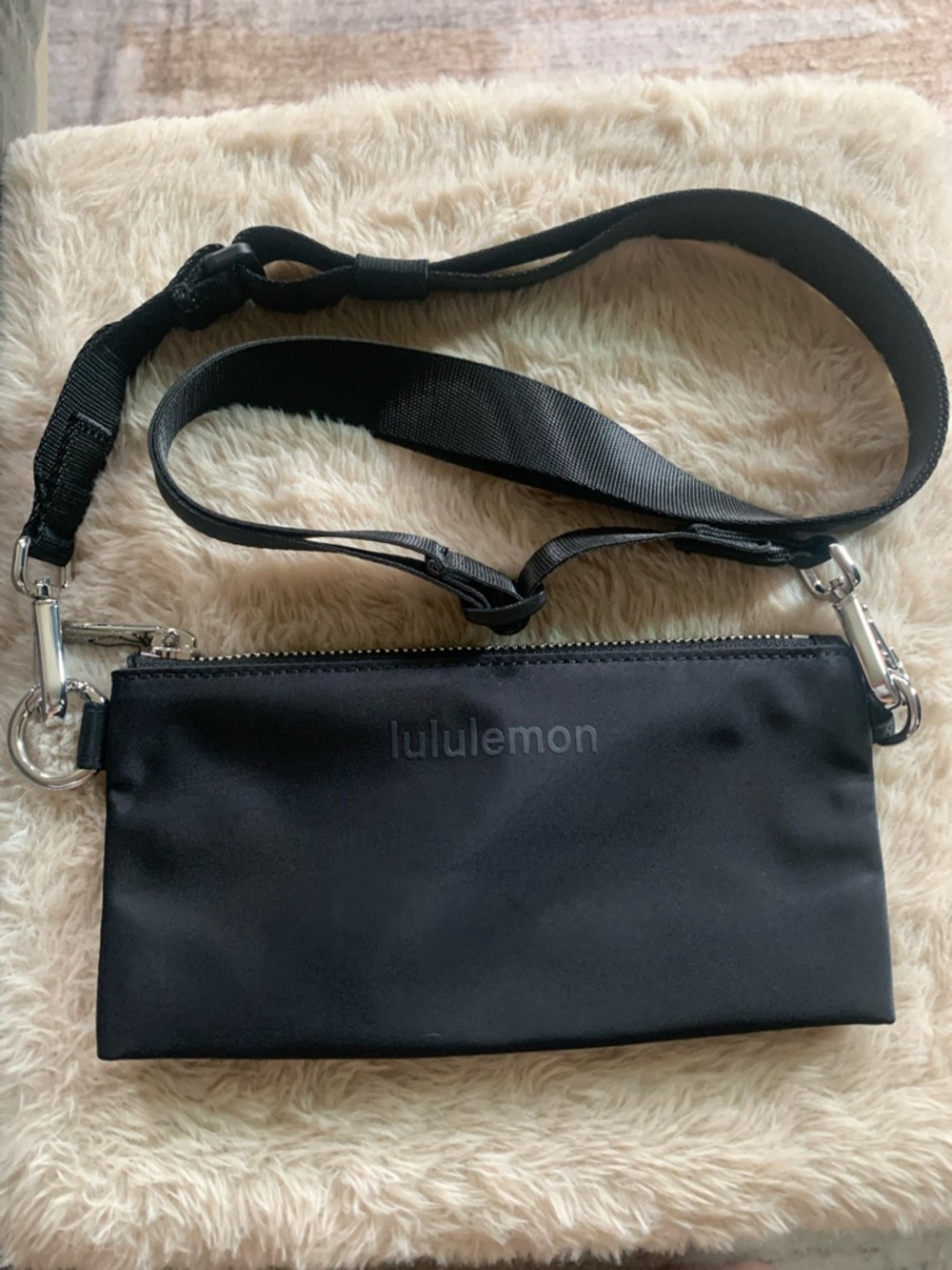 Lululemon Black Crossbody Pouch Only